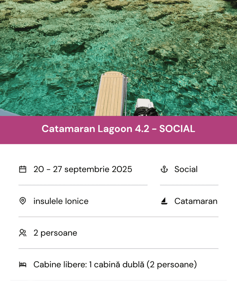 Disponibilitate barci sept 4